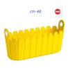 FIORIERA CESTINO JARDINIERE LANDHAUS CM 40x16 GIALLO