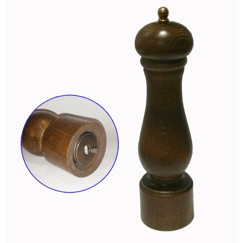 MACINAPEPE E PEPERONCINO LEGNO CM 21 NOCE