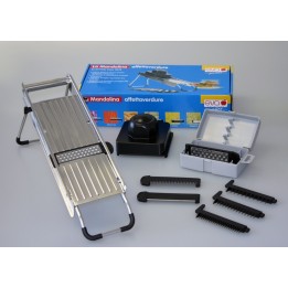Mandolina Affettaverdure Inox con 7 Lame – Precisione e Versatilità | Ragstore.it