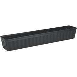 FIORIERA RETT. BALCONE CM 50x17x15 ANTRACITE