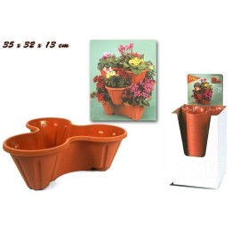 FIORIERA TRIO ACCATASTABILE CM 35x32x13
