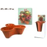 FIORIERA TRIO ACCATASTABILE CM 35x32x13