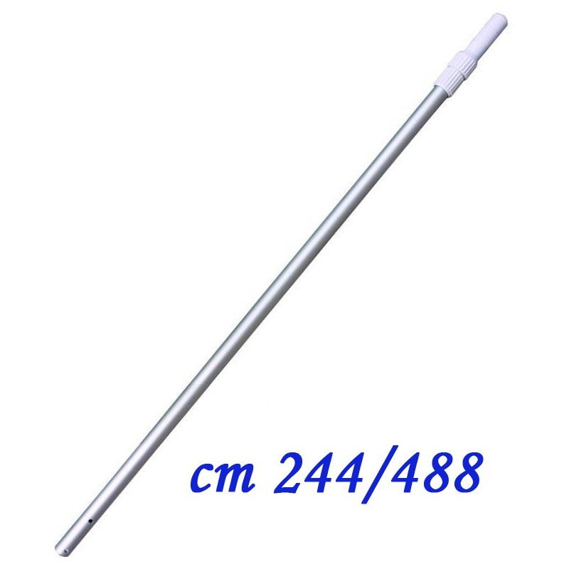 MANICO TELESCOPICO ALLUMINIO CM 244/488
