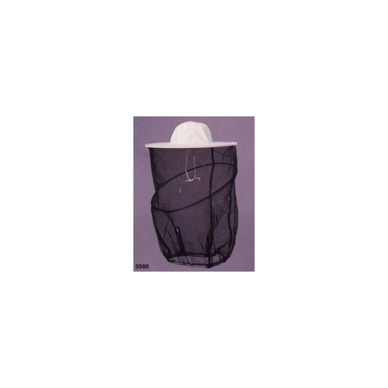 MASCHERA ROTONDA A CAPPELLO CON TULLE PER APICOLTORE