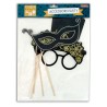 MASCHERINE MASCHERE IN CARTA PER PARTY 4 Pz