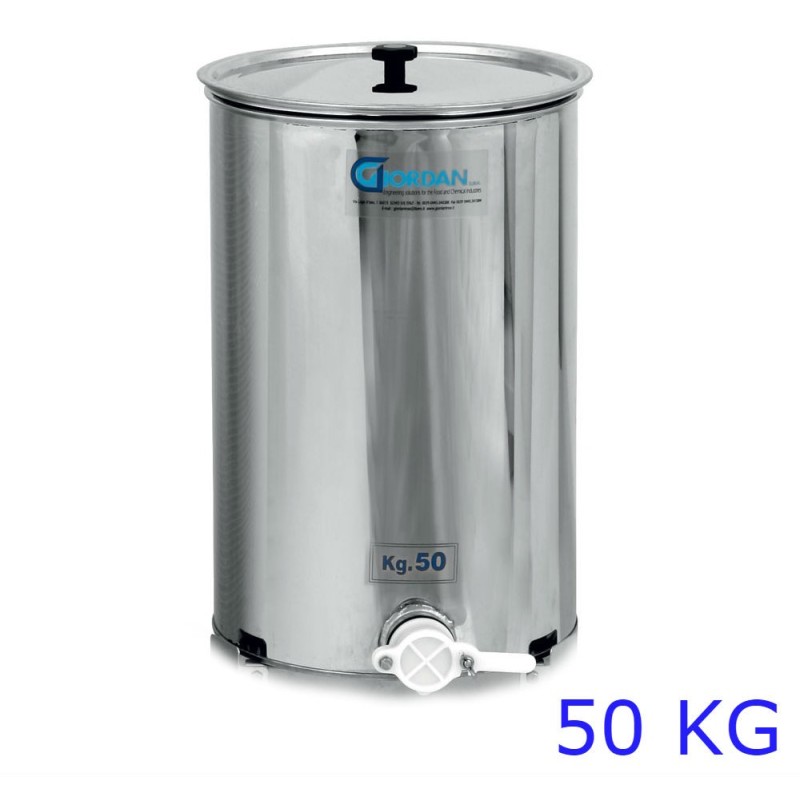 MATURATORE INOX giordan KG  50 CON RUBINETTO PLASTICA