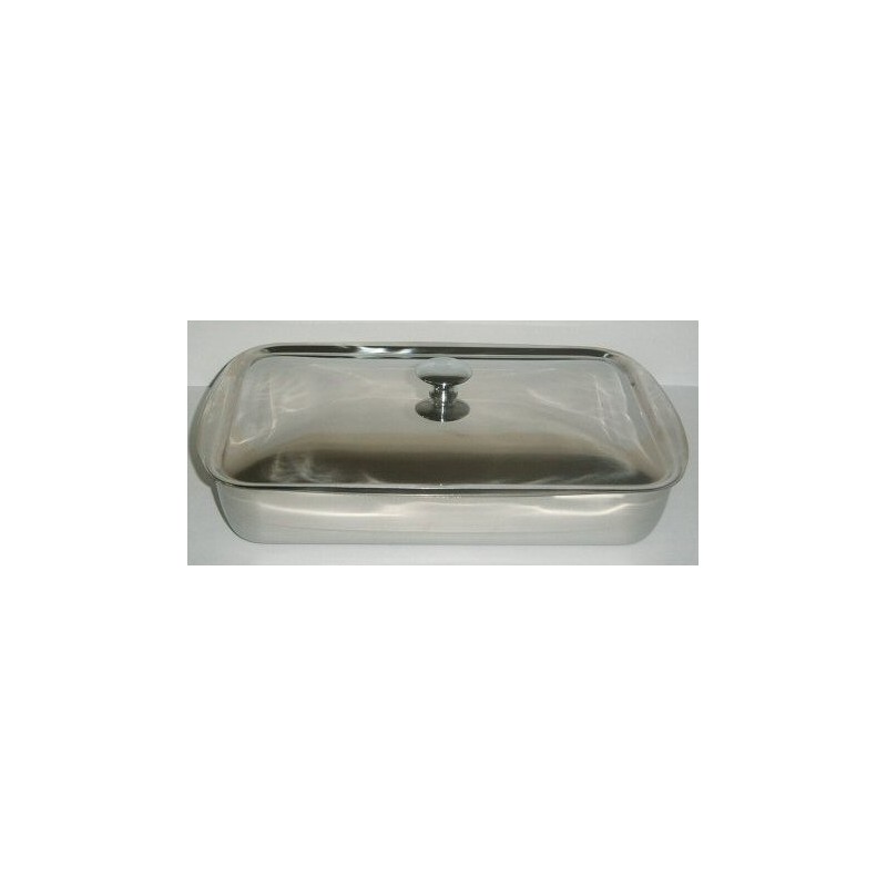 ROSTICCERA INOX RETT. C/COP CM 36