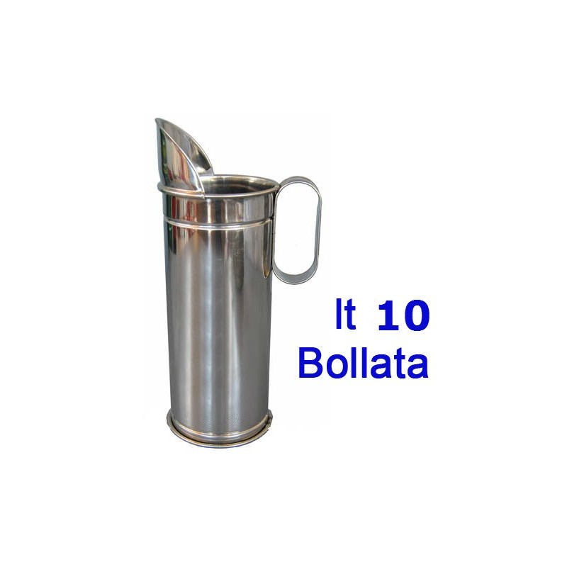 MISURA INOX BOLLATA Lt 10