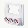 MULTIPRESA DA PARETE EMILIA SMART 3 PRESE SHUKO 10-16A