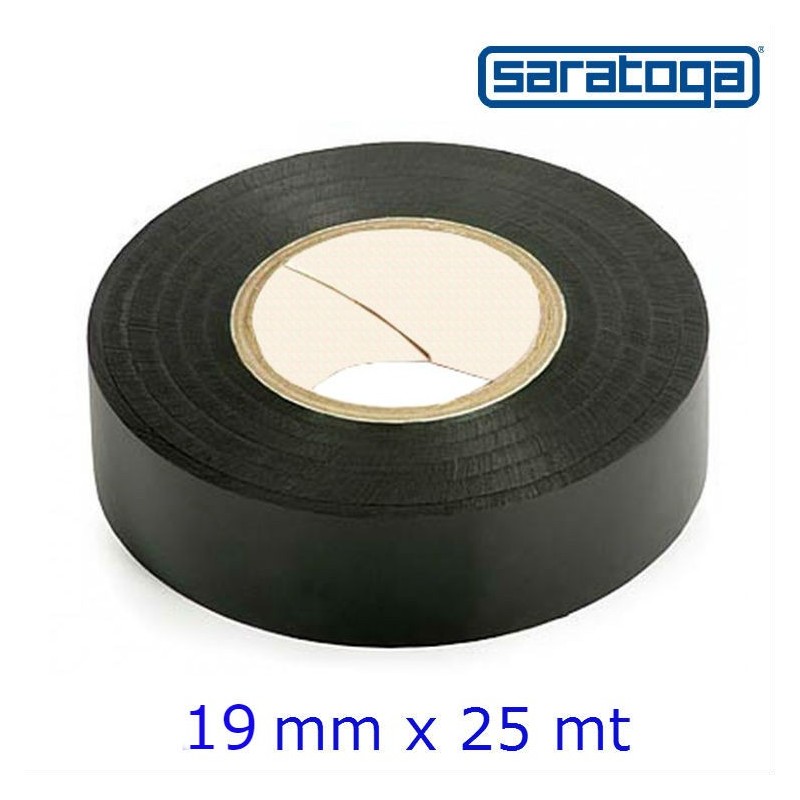NASTRO ISOLANTE PLASTIVIL 19x25 Mt NERO