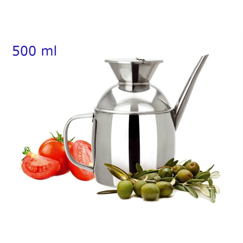 OLIERA INOX CON BECCUCCIO 0,5 LT EVA
