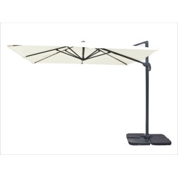 OMBRELLONE ALLUMINIO A BRACCIO ROMA MT 3x4 BEIGE