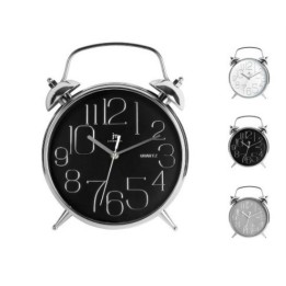 OROLOGIO DA PARETE PLASTICA CM 24 SVEGLIA CROMATO ASS