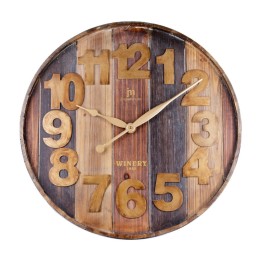 Orologio da parete rustico Botte in legno cm 60