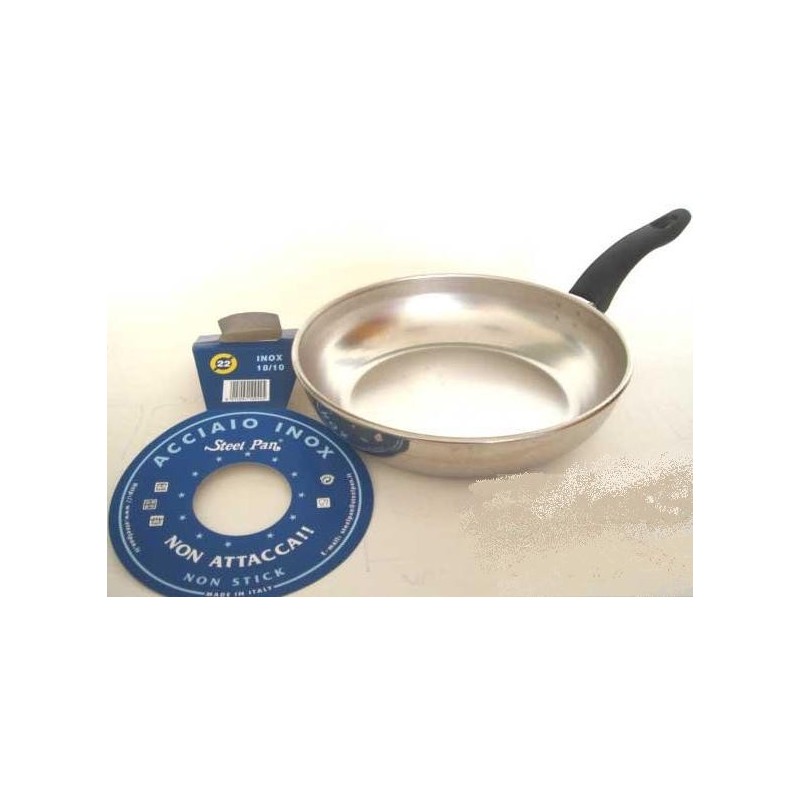 PADELLA INOX ANTIADERENTE STEELPAN CM 20
