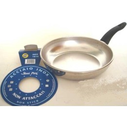 PADELLA INOX ANTIADERENTE STEELPAN CM 24