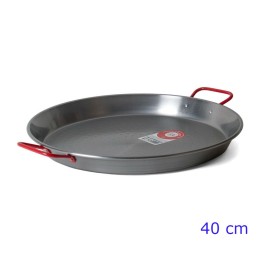 PADELLA PER PAELLA IN FERRO SPAZZOLATO CM 40