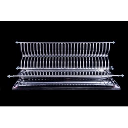 SCOLAPIATTI CON VASCHETTA INOX CM 86