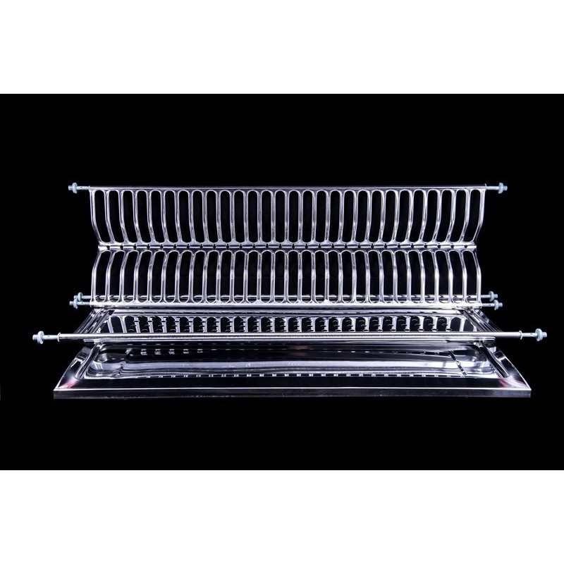 SCOLAPIATTI CON VASCHETTA INOX CM 86
