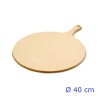 PALA PER PIZZA IN LEGNO BETULLA CM 40 ROTONDA