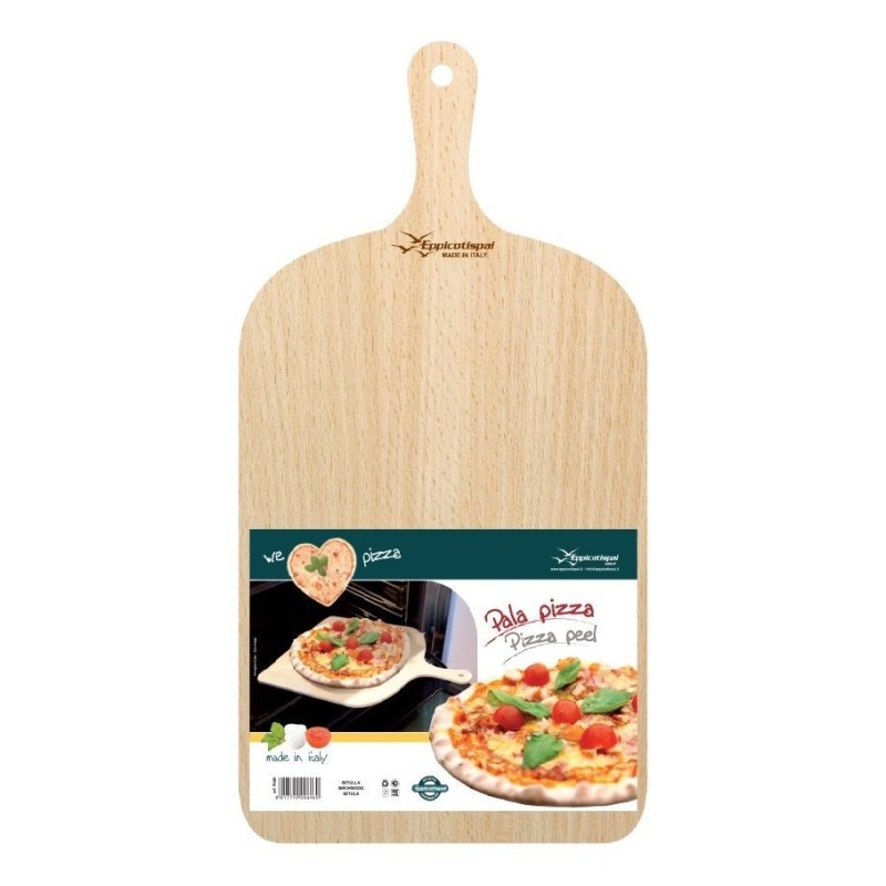 PALA PER PIZZA IN LEGNO BETULLA CM 50x23 SLIM