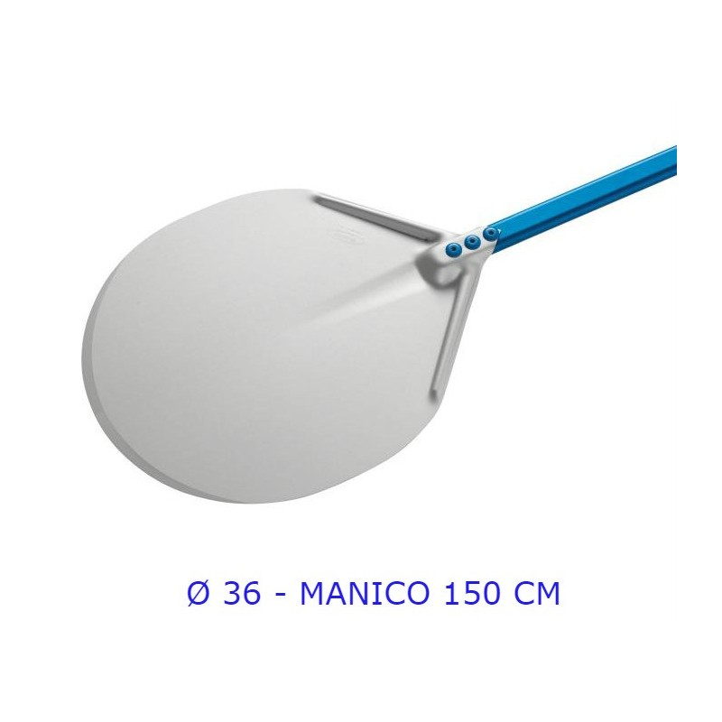 PALA PIZZA AMICA ALLUMINIO ROTONDA Ø 36 MANICO CM 150