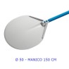 PALA PIZZA AMICA ALLUMINIO ROTONDA Ø 50 MANICO CM 150