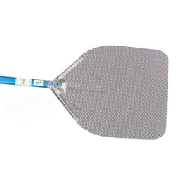 PALA PIZZA AZZURRA INOX ALTO SCORRIMENTO CM 33x33 MANICO CM 120