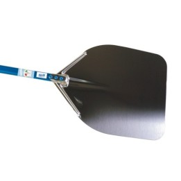 PALA PIZZA AZZURRA INOX CM 33x33 MANICO CM 150