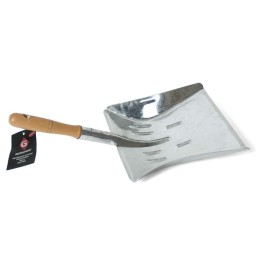 PALETTA ZINCATA CON MANICO CORTO IN LEGNO