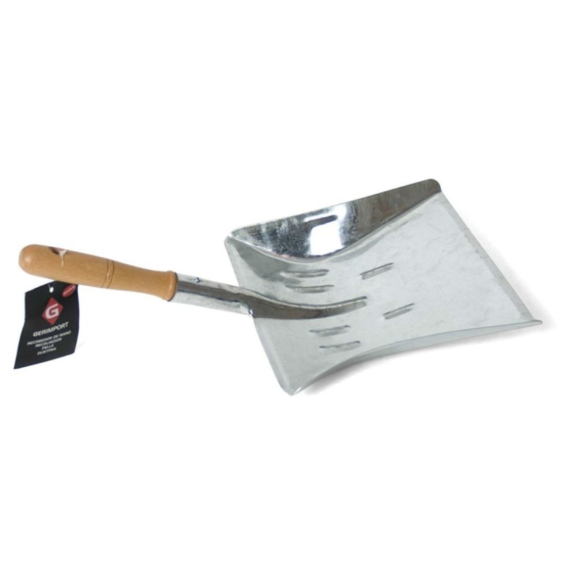 PALETTA ZINCATA CON MANICO CORTO IN LEGNO