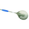 PALETTINO AZZURRA INOX FORATO Ø 23 MANICO CM 180
