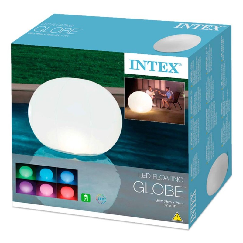 PALLA LUMINOSA GONFIABILE GLOBE CM 89x79 H INTEX