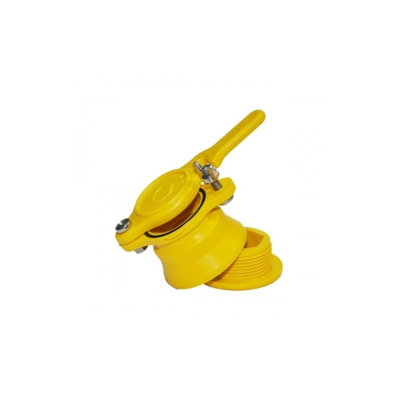 RUBINETTO A TAGLIO PER MIELE CON GHIERA Ø 40 mm