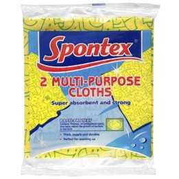 PANNO GIALLO SPONTEX 2 Pz