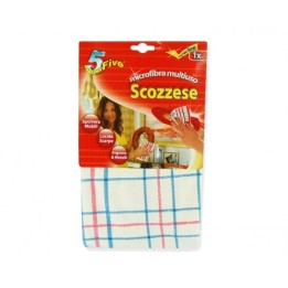 PANNO POLVERE SUPERFIVE SCOZZESE