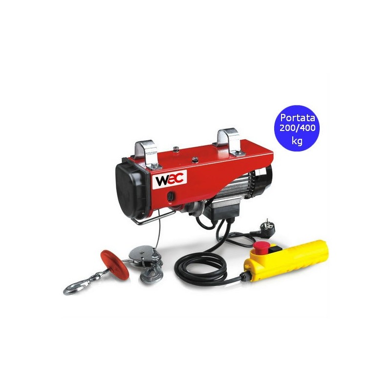 PARANCO ELETTRICO NEH950 PORTATA 200 KG CAVO 18 METRI - 950W