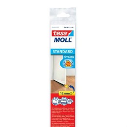 PARASPIFFERI ADESIVO PER PORTA CON SPAZZOLINO Mt 1 BIANCO