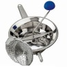 Passaverdure manuale inox Emanuel 3 da 24 cm - Omac