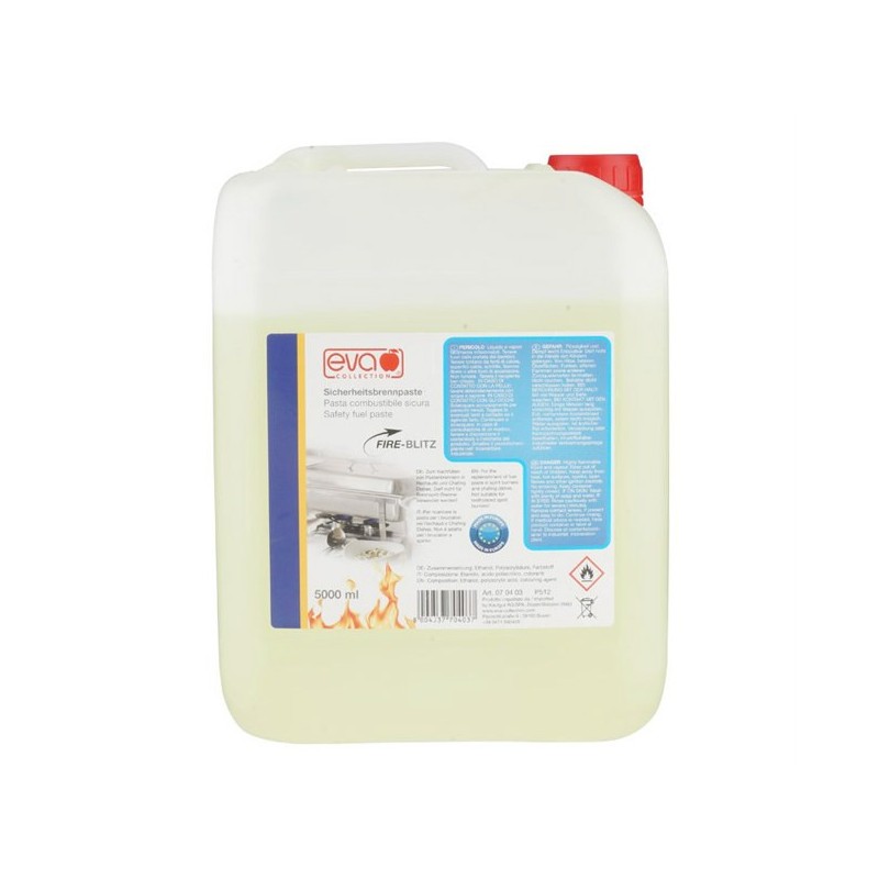 Tanica di pasta gel infiammabile da 5 lt per grill e fornellini