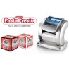 Macchina per pasta fresca elettrica Imperia Pasta Presto in uso su piano cucina per la preparazione di pasta fatta in casa