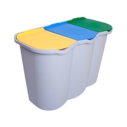 PATTUMIERA A 3 SCOMPARTI UNICA BELLI&FORTI Lt 80