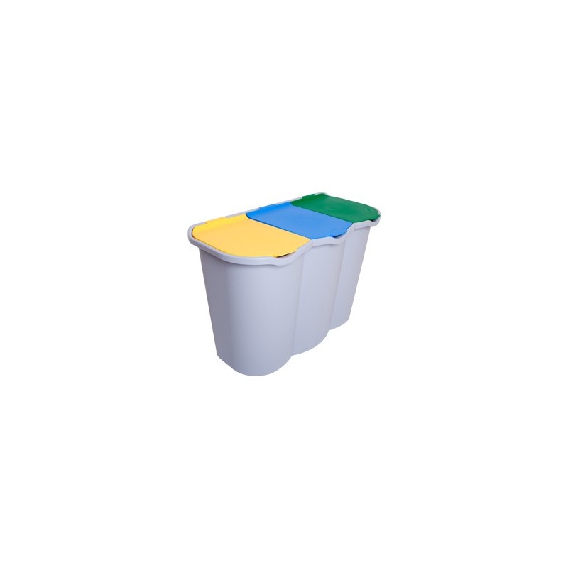 PATTUMIERA A 3 SCOMPARTI UNICA BELLI&FORTI Lt 80