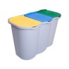 PATTUMIERA A 3 SCOMPARTI UNICA BELLI&FORTI Lt 80