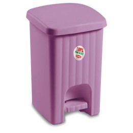 PATTUMIERA A PEDALE MARGHERITA Lt 20 LILLA