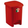 PATTUMIERA A PEDALE MARGHERITA Lt 20 ROSSO LAMPONE
