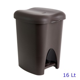 PATTUMIERA A PEDALE PATTUMELA Lt 16 MOKA