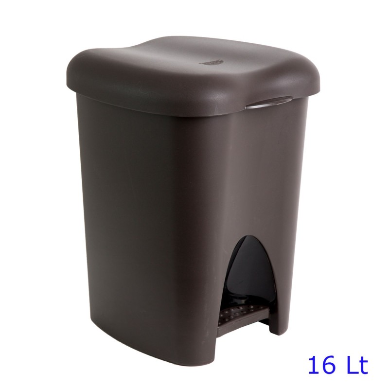 PATTUMIERA A PEDALE PATTUMELA Lt 16 MOKA