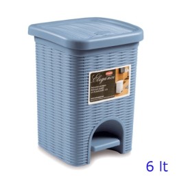PATTUMIERA BAGNO ELEGANCE Lt 6 BLU AVIO
