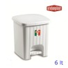 PATTUMIERA BAGNO PEDALINA Lt 6 BIANCA